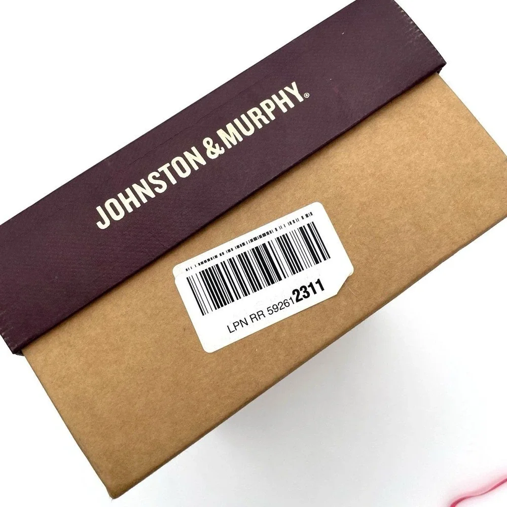 NWT Johnston & Murphy Men's Brown Leather Chukka Boots Size 10.5 M Genuine Crepe